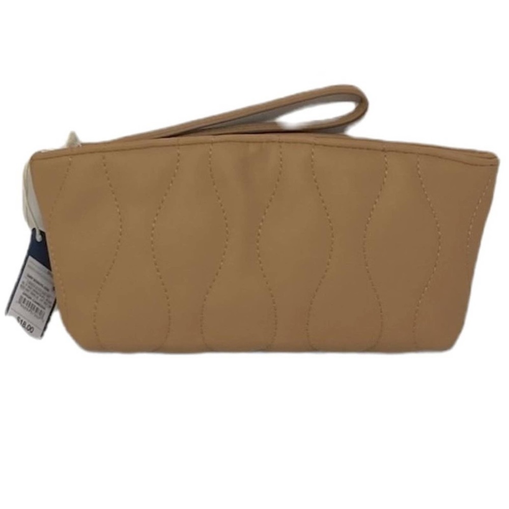 NWT Universal Thread brownish tan makeup or storage bag clutch